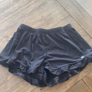 Senita ruffled bottom shorts